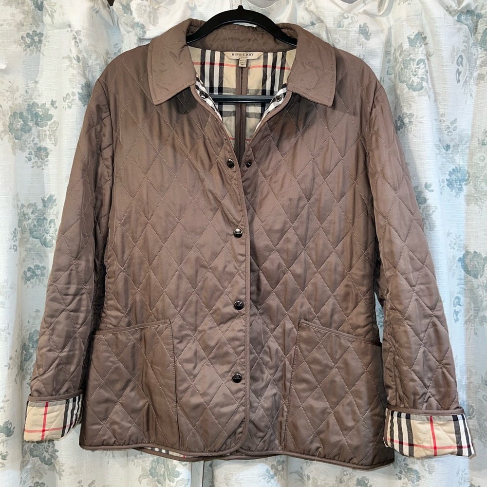 Burberry Quilted Jacket - Medium